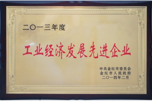 工业经济发展先进企业